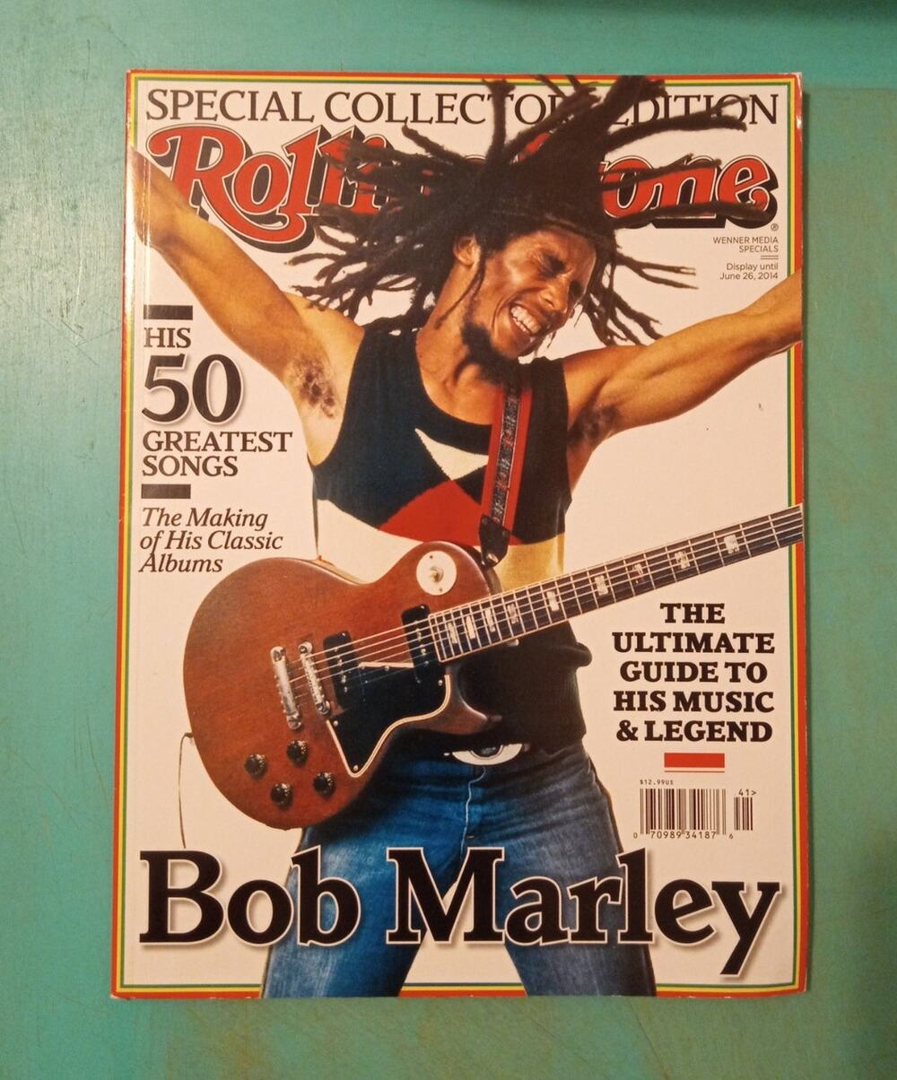 Rolling Stone Bob Marley Special Collector's Ed. Magazine 2014 50 Greatest Songs